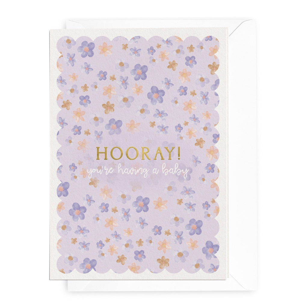 Blossoms 'Hooray You're Having a Baby' Greeting Card - Honest Paper - 2232967