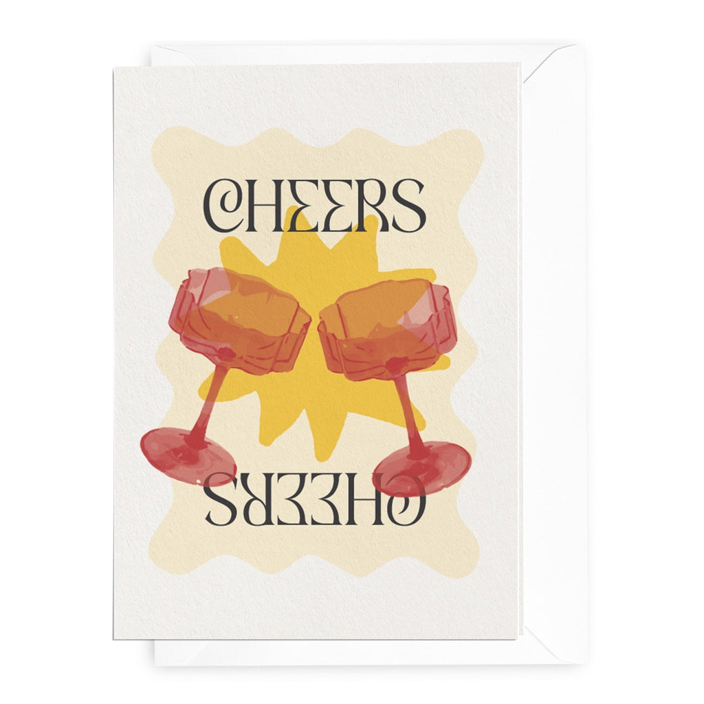 'Cheers' Luma Greeting Card - Honest Paper - 5061008170145