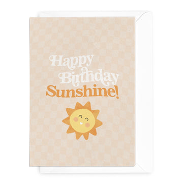 'Happy Birthday Sunshine' Greeting Card - Honest Paper - 31131