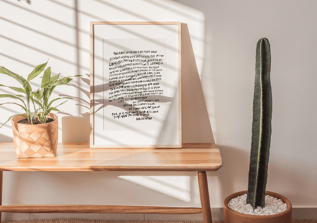 'This Is Our Home' Art Print - Honest Paper - 20288
