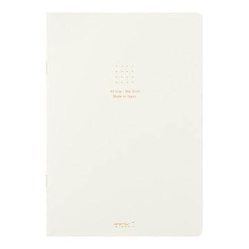'White' Stapled Dot Grid Notebook - Honest Paper - 4902805152723