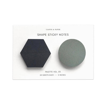 Shape Sticky Note Set – Honest Paper