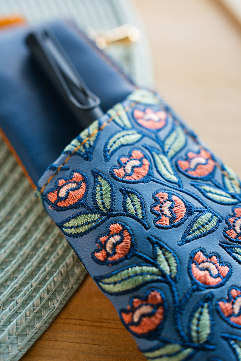 Notebook Pencil Case | Floral Embroidery – Honest Paper