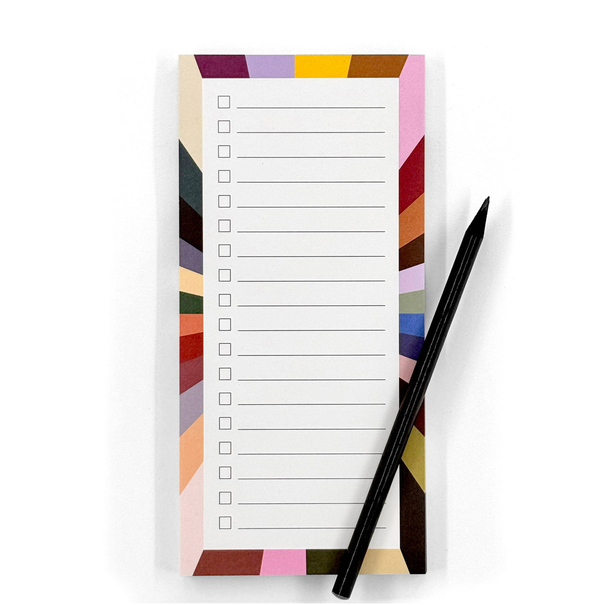 Pavilion | Starburst Abstract Art To-Do List Notepad – Honest Paper
