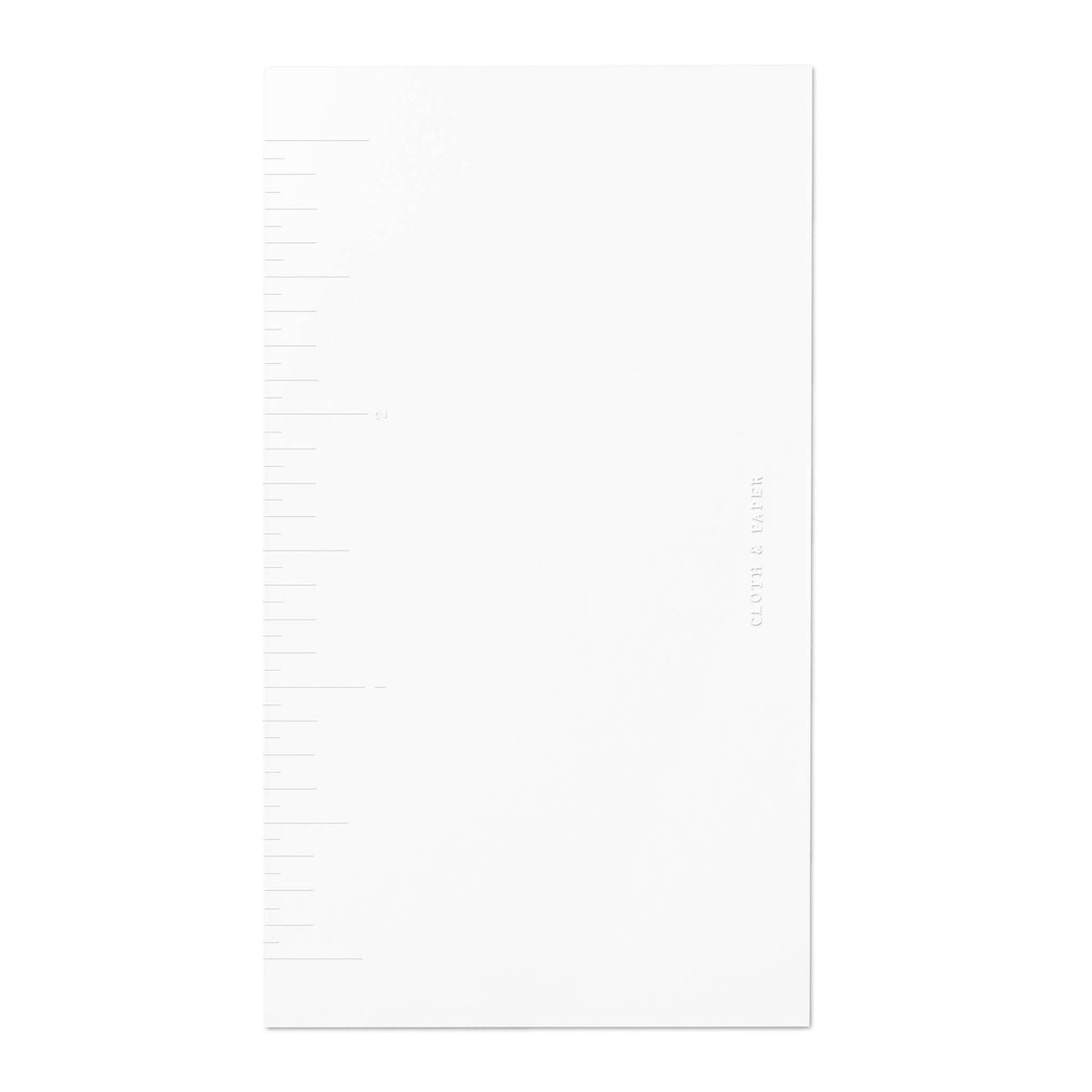 Cloth & Paper | Clear Ruler Journaling Card – Honest Paper