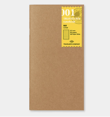 '001 Lined' Regular Refill for 'Traveler's Notebook' - Honest Paper - 4902805142458