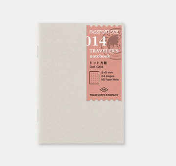 '014 Dot Grid' Passport Refill for 'Traveler's Notebook' - Honest Paper - 4902805144056