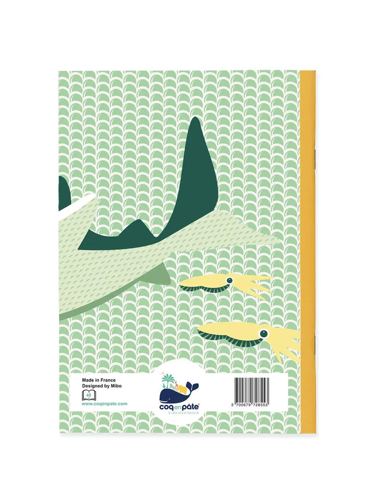 A5 Recycled Notebook 'Hammerhead Shark' - Honest Paper - 3700679728553