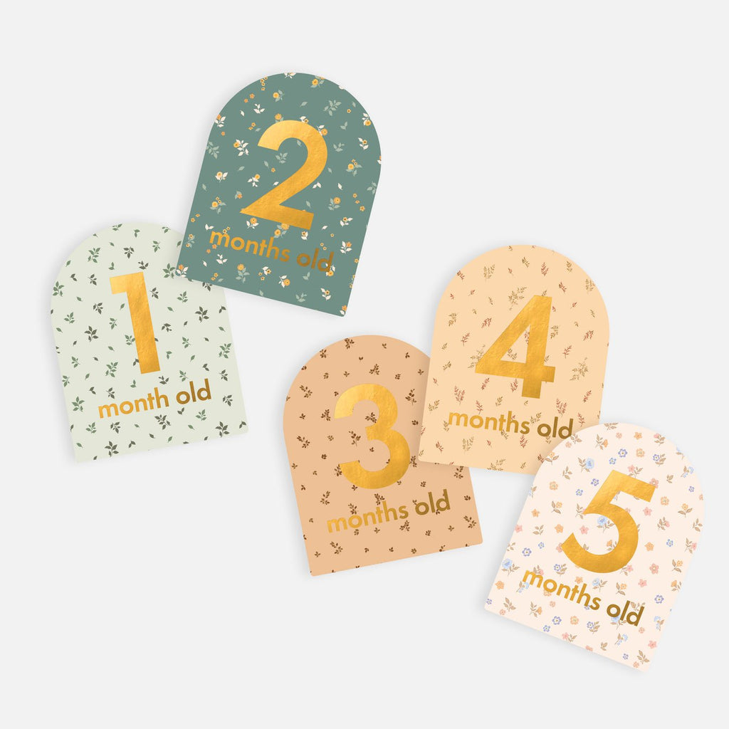 Baby Milestone Cards Boxed Set 'Broderie' - Honest Paper - 2235598