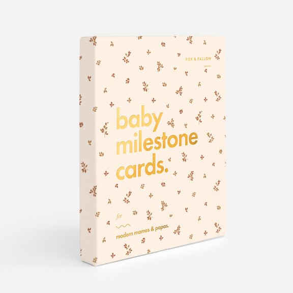 Baby Milestone Cards Boxed Set 'Broderie' - Honest Paper - 2235598