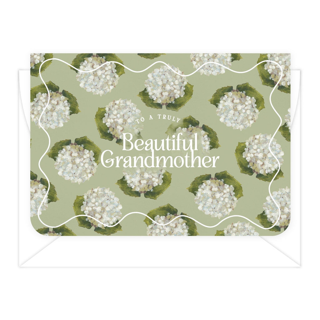 'Beautiful Grandmother' Hydrangeas Greeting Card - Honest Paper - 5061008170275