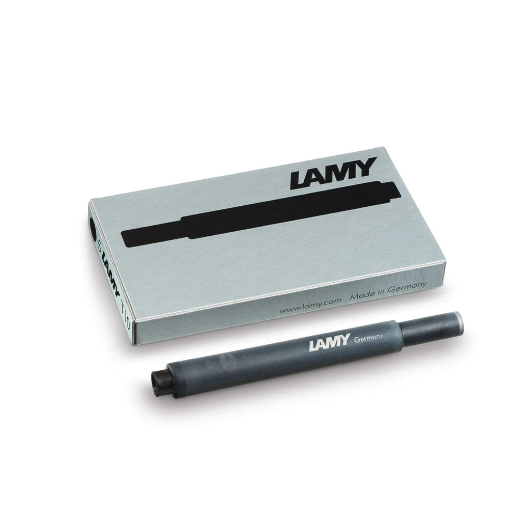 'Black' LAMY T10 Fountain Pen Ink Cartridges (5pk) - Honest Paper - 4014519020752