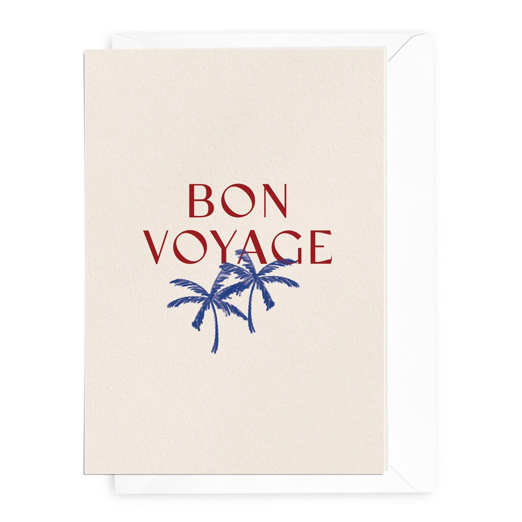 'Bon Voyage' Farewell Greeting Card - Honest Paper - 31136
