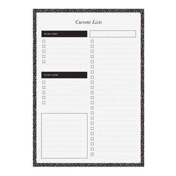 Composition 'List Maker' A5 Covered Notepad - Honest Paper - 30603
