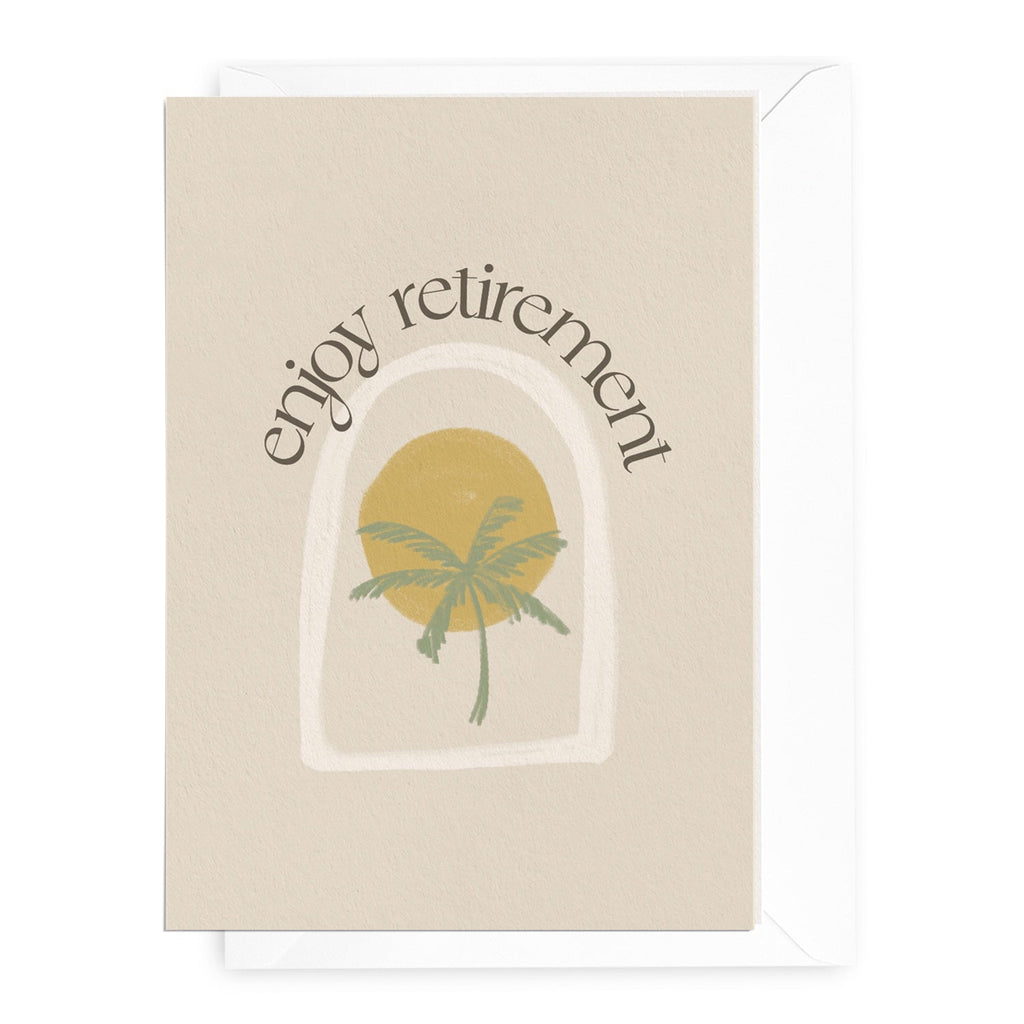 'Enjoy Retirement' Greeting Card - Honest Paper - 31138