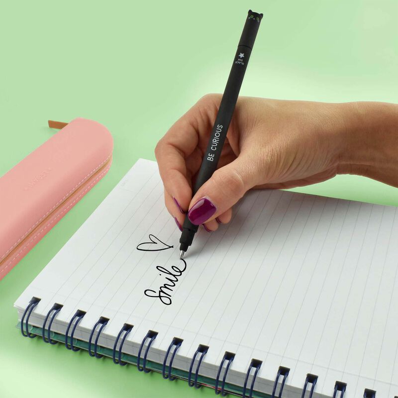 Erasable Pen 'Cat' Black Ink 0.7mm - Honest Paper - 8051739306873