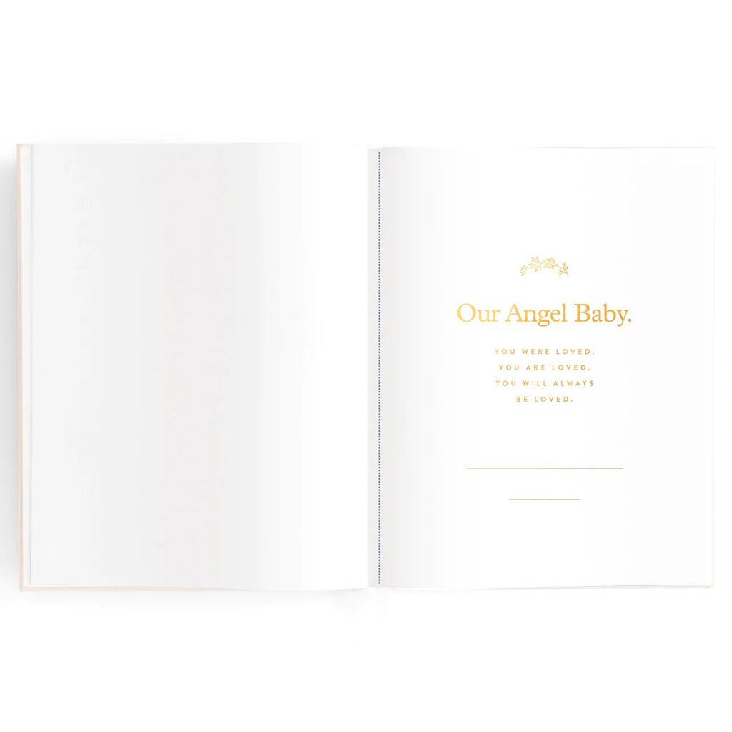 'Forever in Our Hearts' Infant Loss & Miscarriage Journal with Linen Hardcover - Honest Paper - 31645