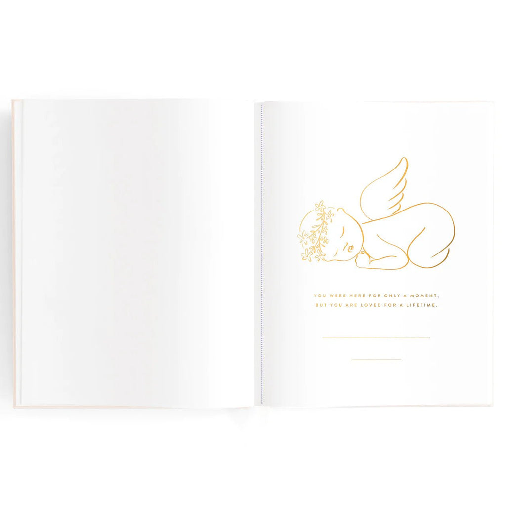 'Forever in Our Hearts' Infant Loss & Miscarriage Journal with Linen Hardcover - Honest Paper - 31645