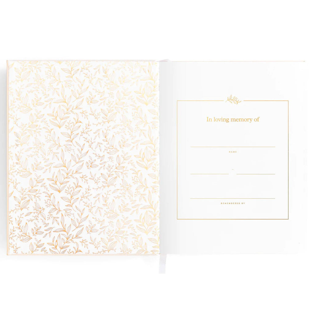 'Forever in Our Hearts' Infant Loss & Miscarriage Journal with Linen Hardcover - Honest Paper - 31645