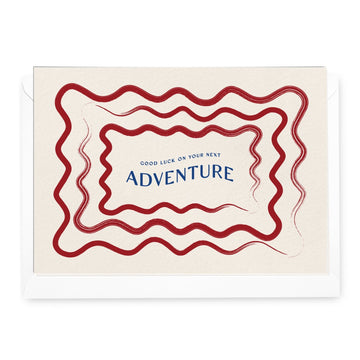 'Good Luck On Your Next Adventure' Greeting Card - Honest Paper - 31343