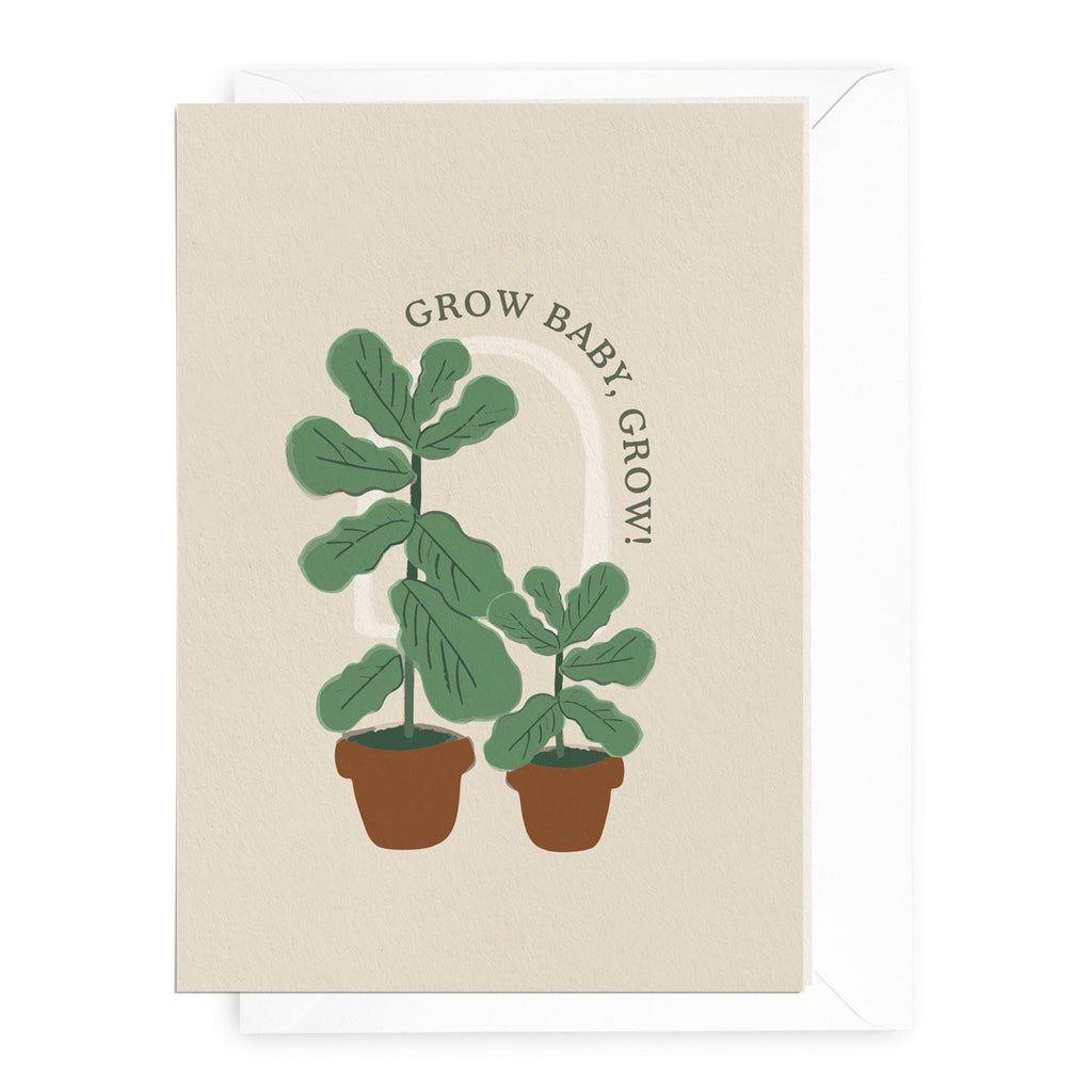 'Grow Baby, Grow!' Greeting Card - Honest Paper - 2232794