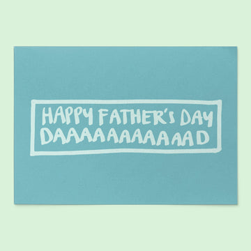 Handwritten 'Happy Father's Day Dad' Greeting Card *Limited Stock* - Honest Paper - 14963