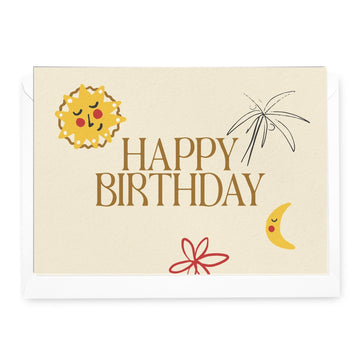 'Happy Birthday' Luma Greeting Card - Honest Paper - 2234941