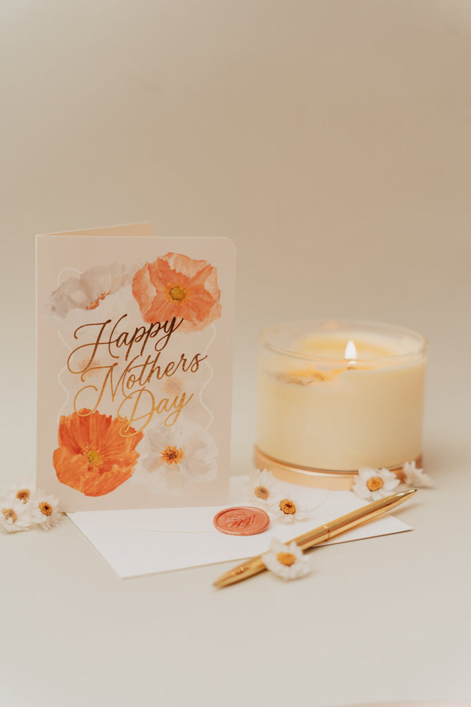 'Happy Mother's Day' Poppies Greeting Card - Honest Paper - 5061008170244