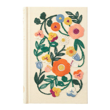 Hardback 5 Year Perpetual Diary 'Embroidered Flowers' - Honest Paper - 2235861