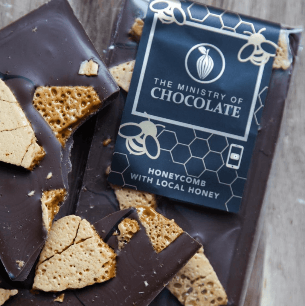 Honeycomb Handmade Milk Chocolate 100g - Honest Paper - 2235727