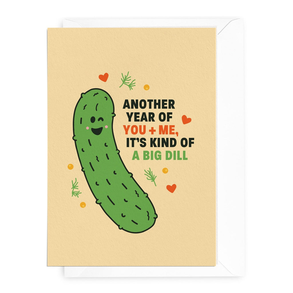 'It's Kind of a Big Dill' Pickle Greeting Card - Honest Paper - 2234934
