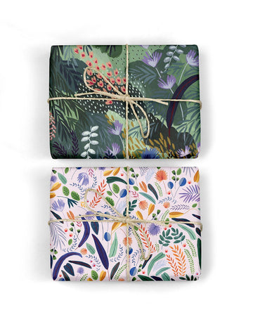 Jungle/Jungle Study Double Sided Gift Wrap – Honest Paper