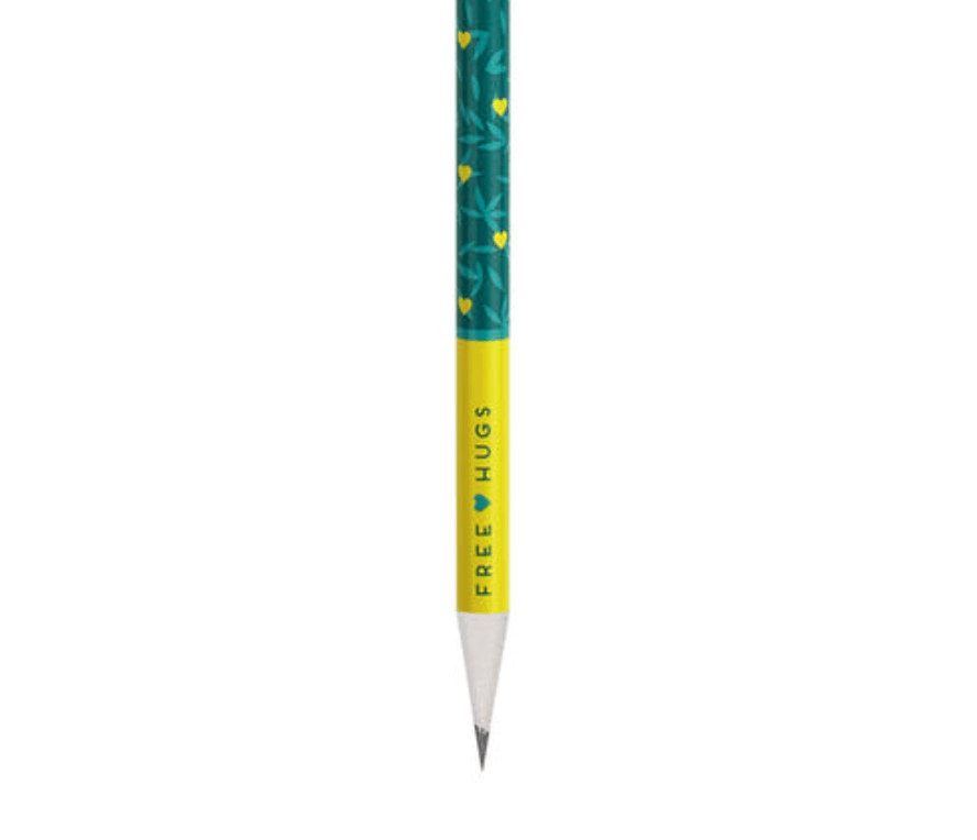 Koality Hugs Pencil with Eraser - Honest Paper - 8059174834272