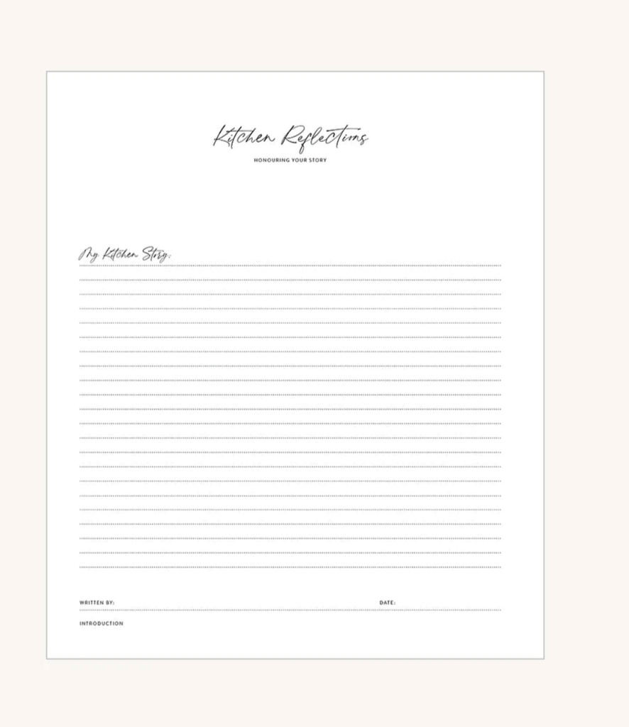 Linen Bound Heirloom Recipe Book in 'Mustard' - Honest Paper - 9353910000594