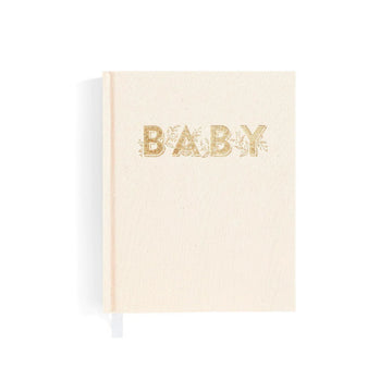 Mini Baby Book with 'Oatmeal' Linen Hardcover - Honest Paper - 31649