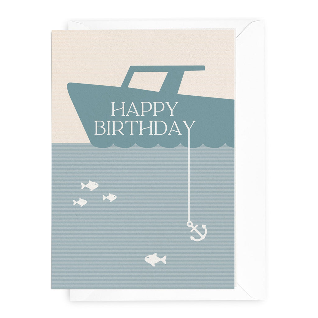 Nautical 'Happy Birthday' Greeting Card - Honest Paper - 21807