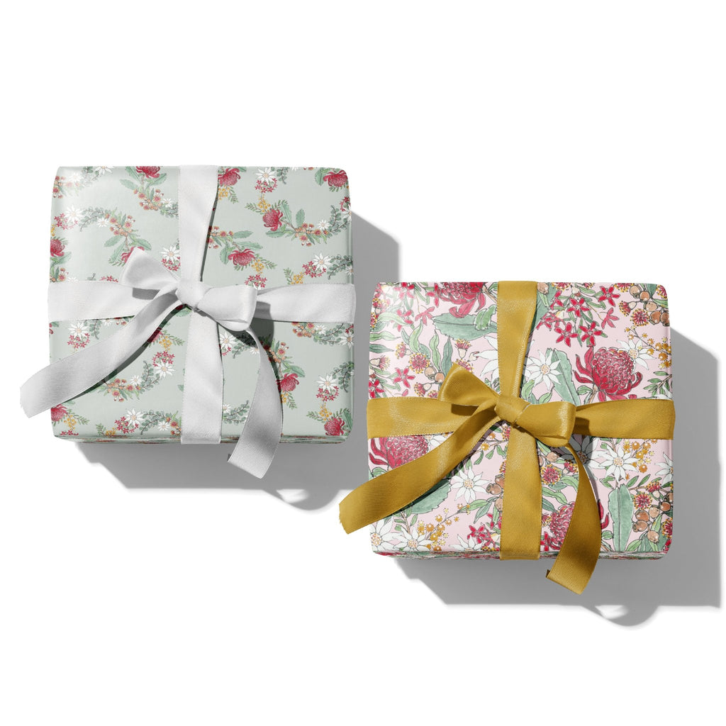 Premium Double-Sided Wrapping Paper 'Native Floral' - Honest Paper - 2234136