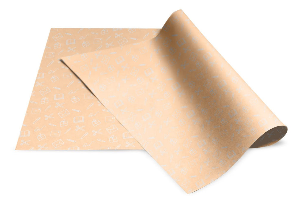 Printed Tissue Paper 'Peach Stationery' (5pk) - Honest Paper - 2235142