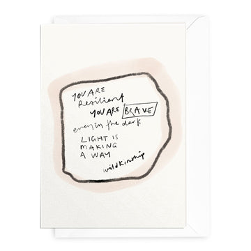 'Resilient' Greeting Card - Honest Paper - 20191