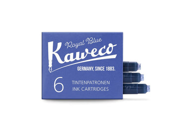 'Royal Blue' Kaweco Fountain Pen Ink Cartridges (6pk) - Honest Paper - 30632