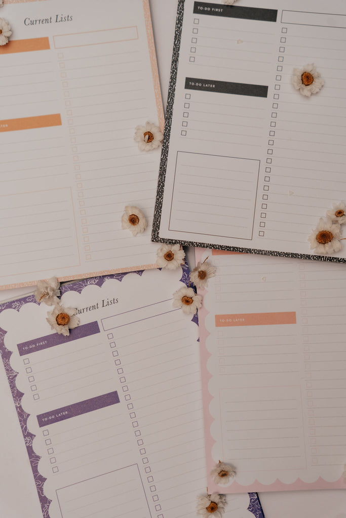 Sherbet Check 'List Maker' A5 Notepad - Honest Paper - 30607