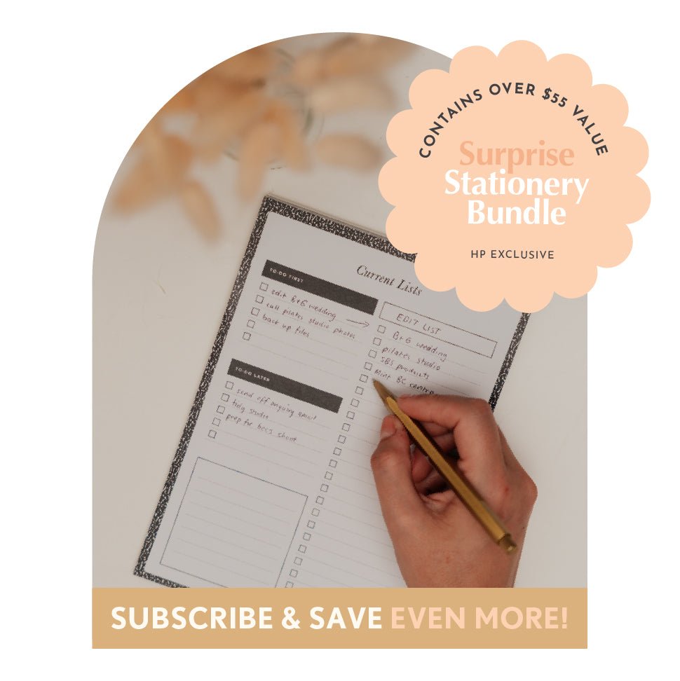 Surprise Stationery Bundle 'Small' (Over $55 Value) - Honest Paper - 32232
