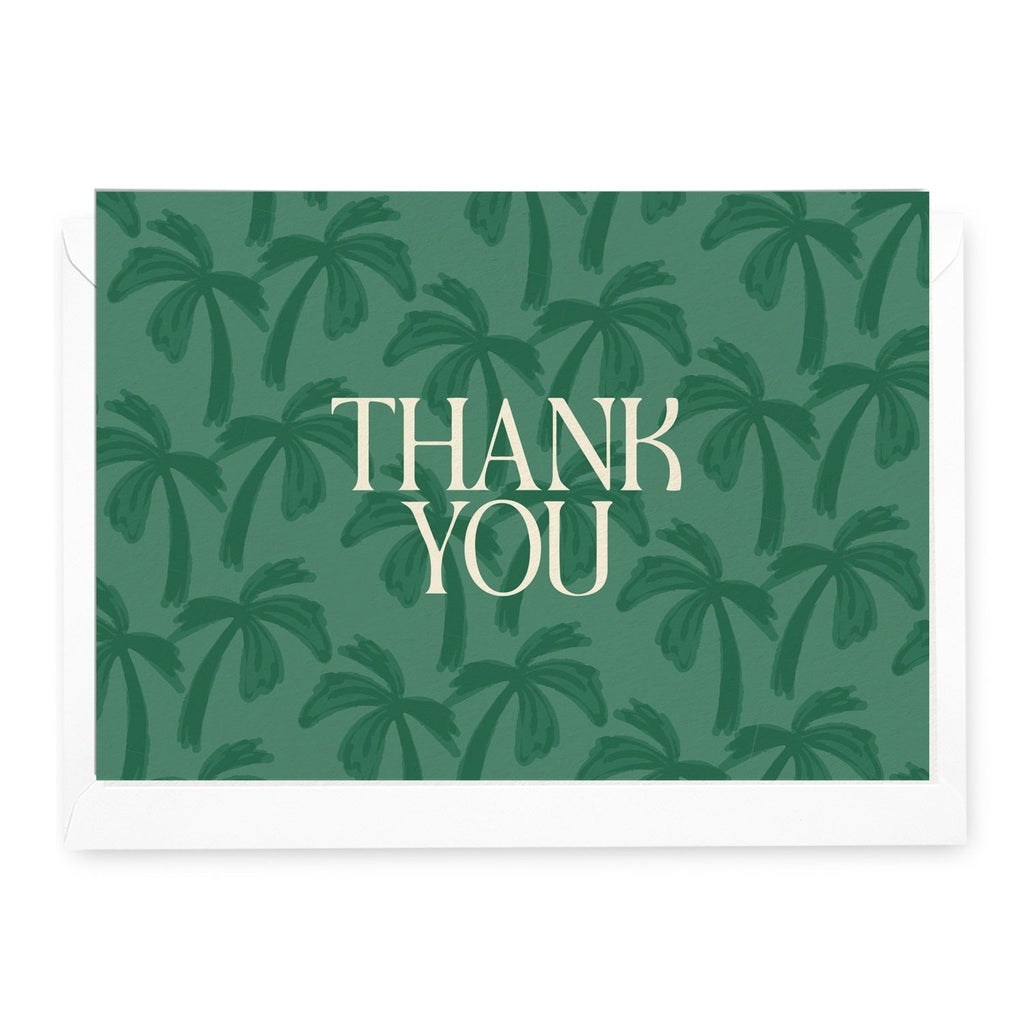 'Thank You' Luma Palms Greeting Card - Honest Paper - 2234940