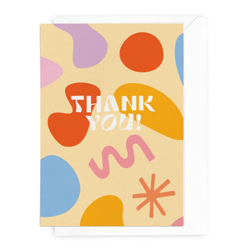 'Thank You' Shapes Greeting Card - Honest Paper - 2234937