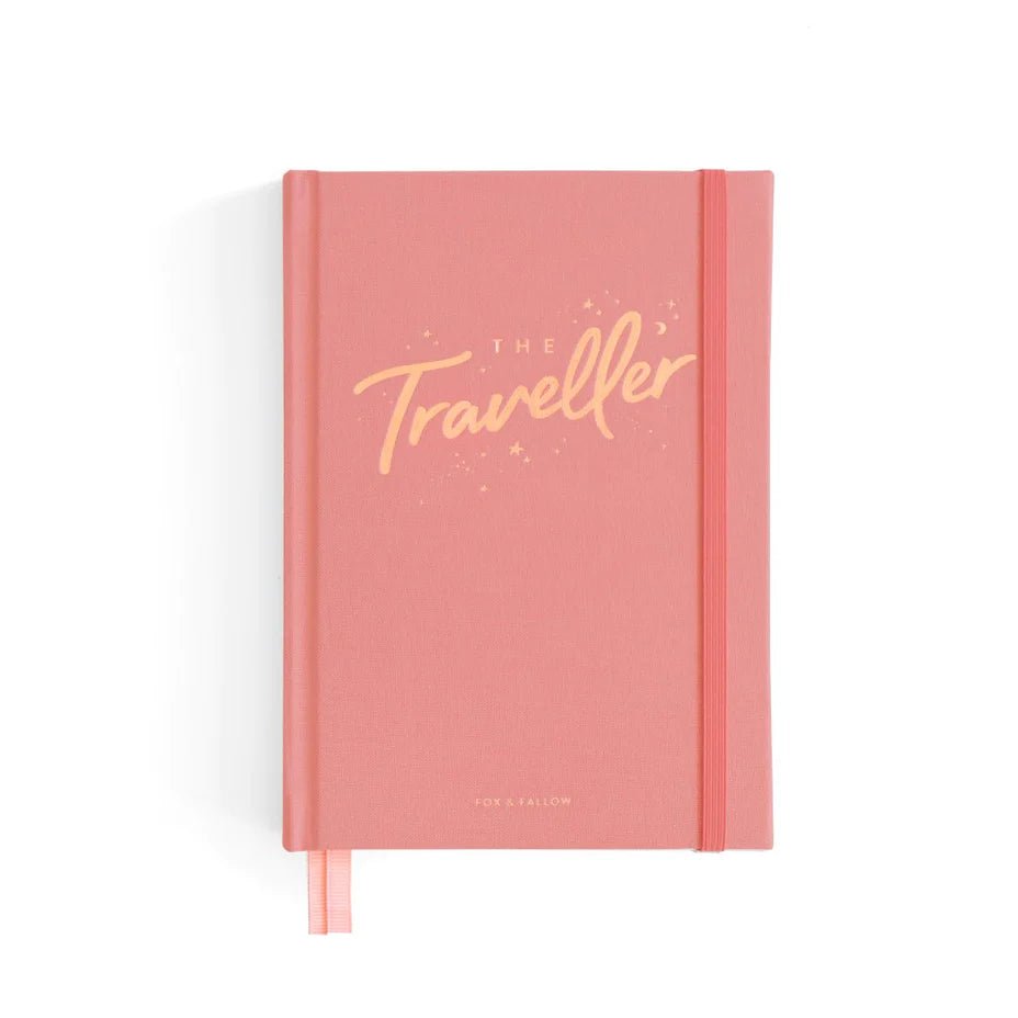 'The Traveller' Dusty Rose Bound Travel Journal - Honest Paper - 2234749