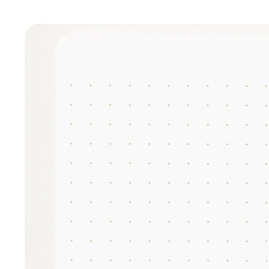 'White' Spiral Bound Dot Grid Notebook - Honest Paper - 4902805153317