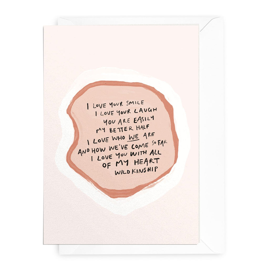 'With All Of My Heart' Greeting Card - Honest Paper - 20190