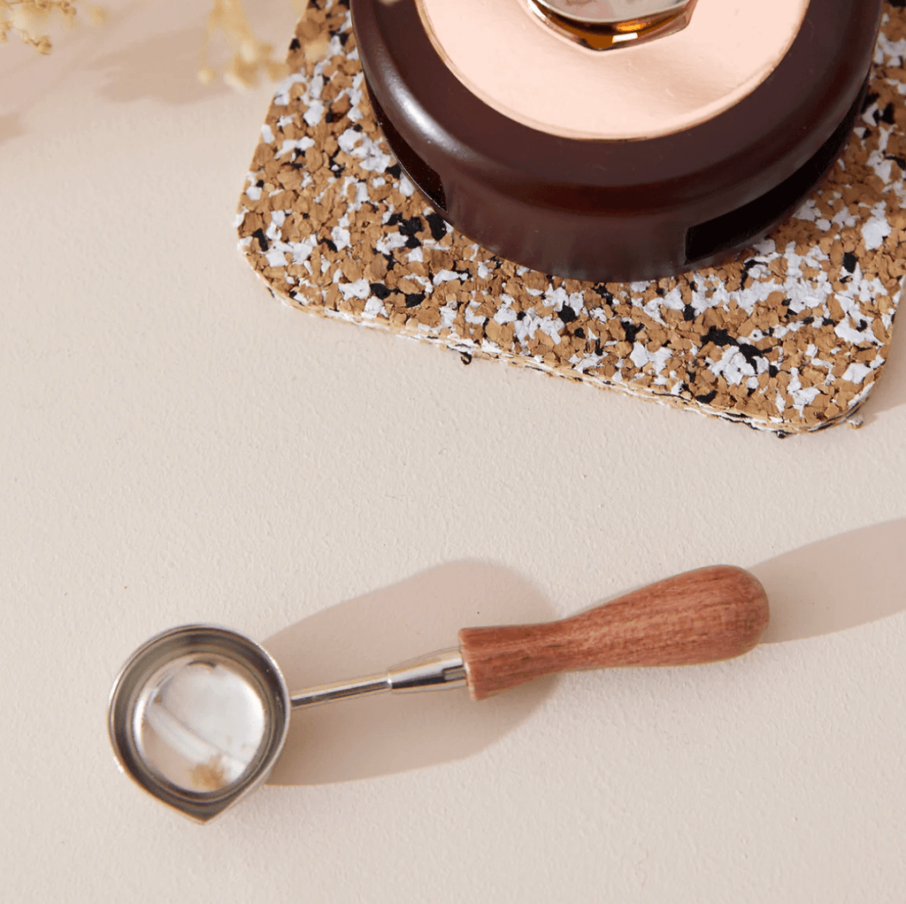 Wooden Handled Wax Melting Spoon - Honest Paper - 22488